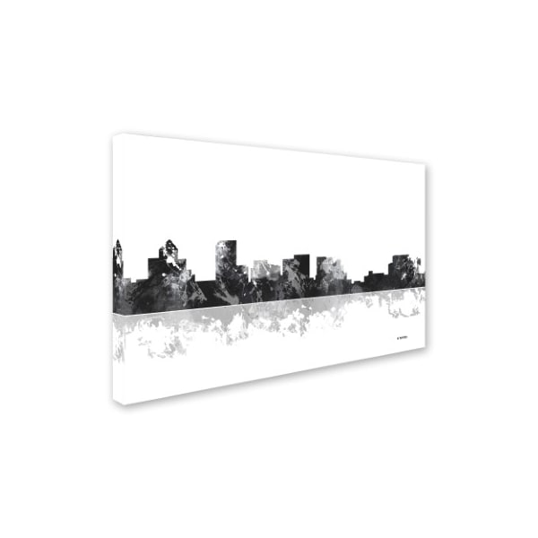 Marlene Watson 'Salem Oregon Skyline BG-1' Canvas Art,30x47